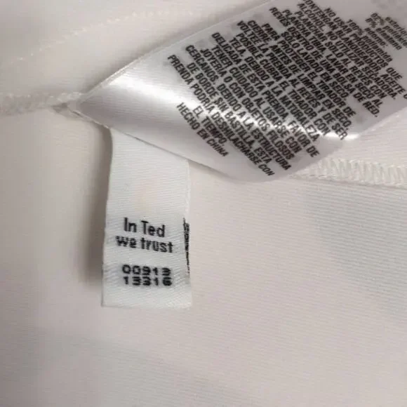 TED BAKER Caprila Bloom Scalloped Dress White Pink Blue Floral A Line Shift 4 (U - Picture 8 of 10